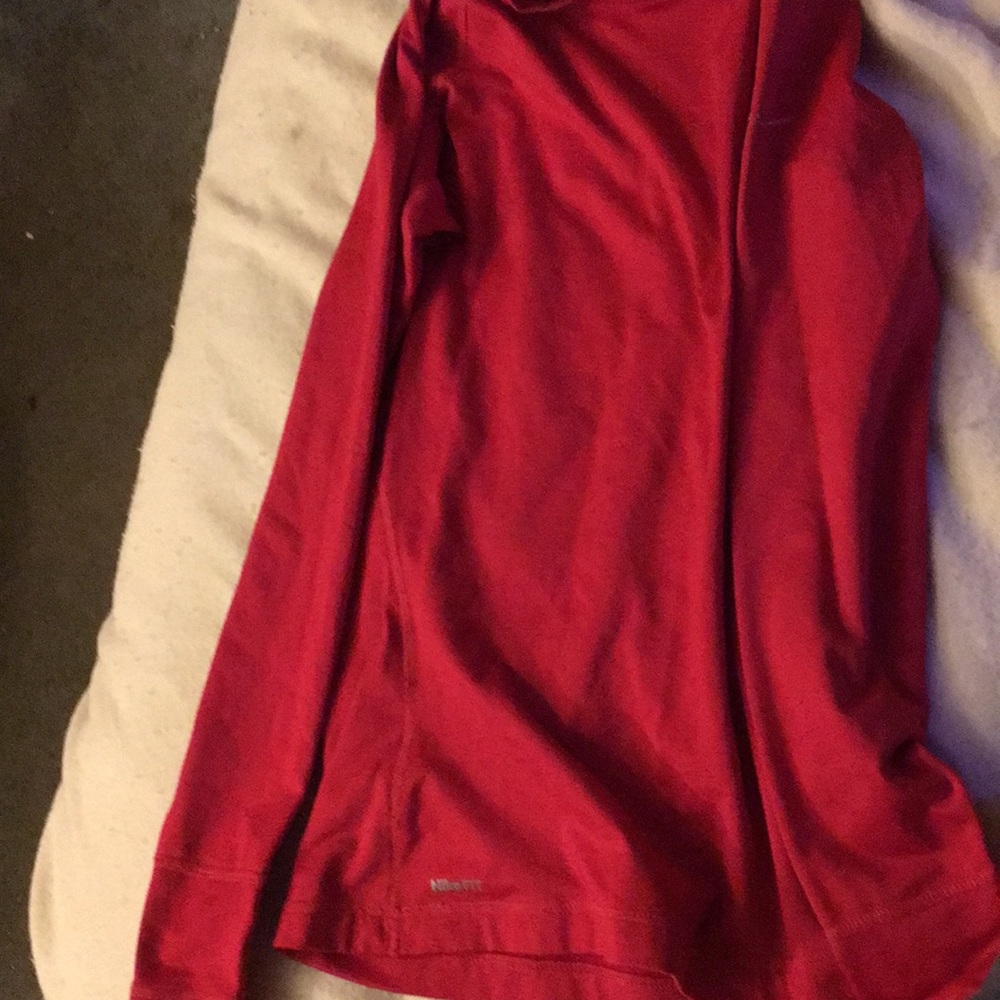 red nike shirt